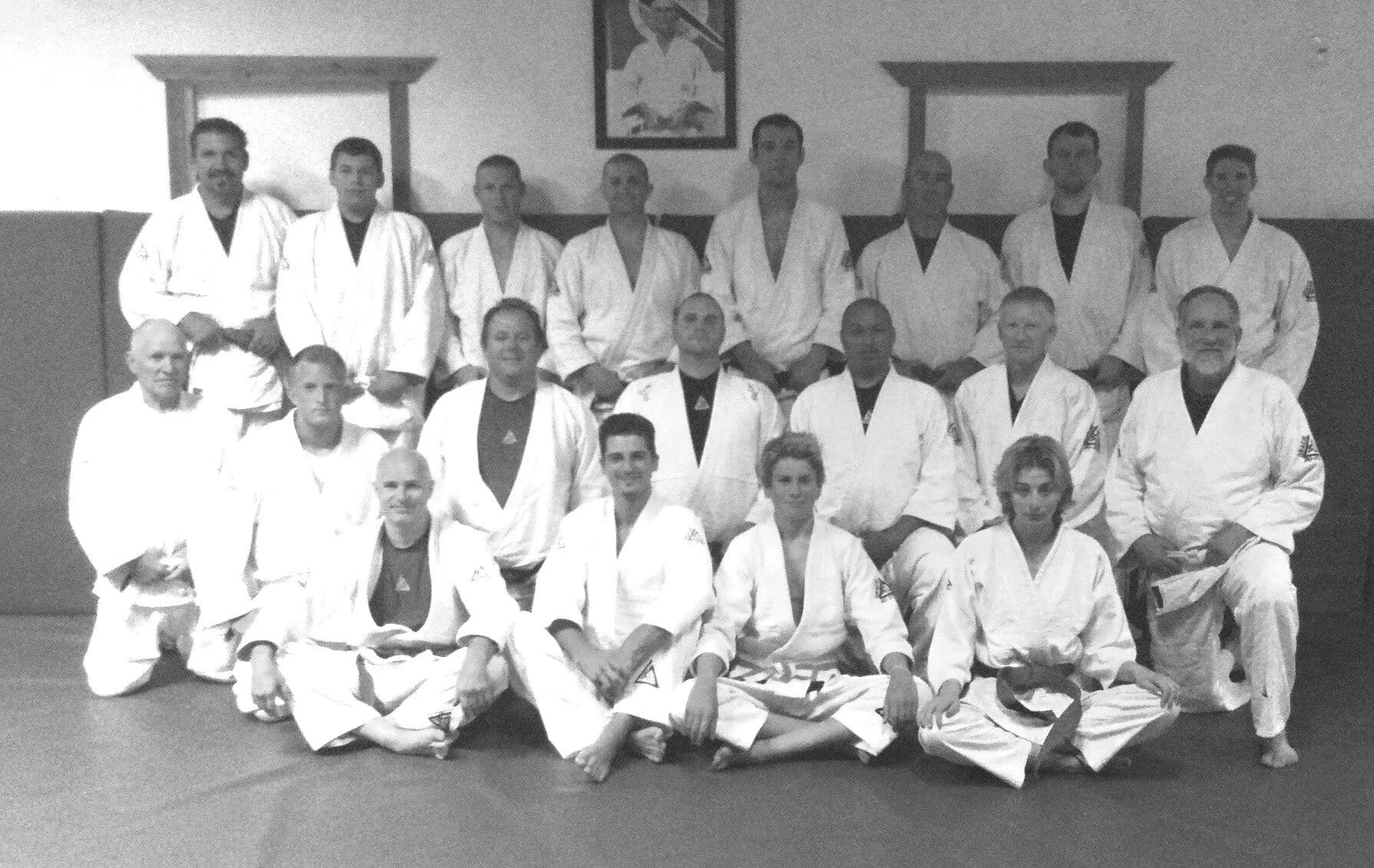 Students and instructors at Gracie Jiu-Jitsu La Jolla