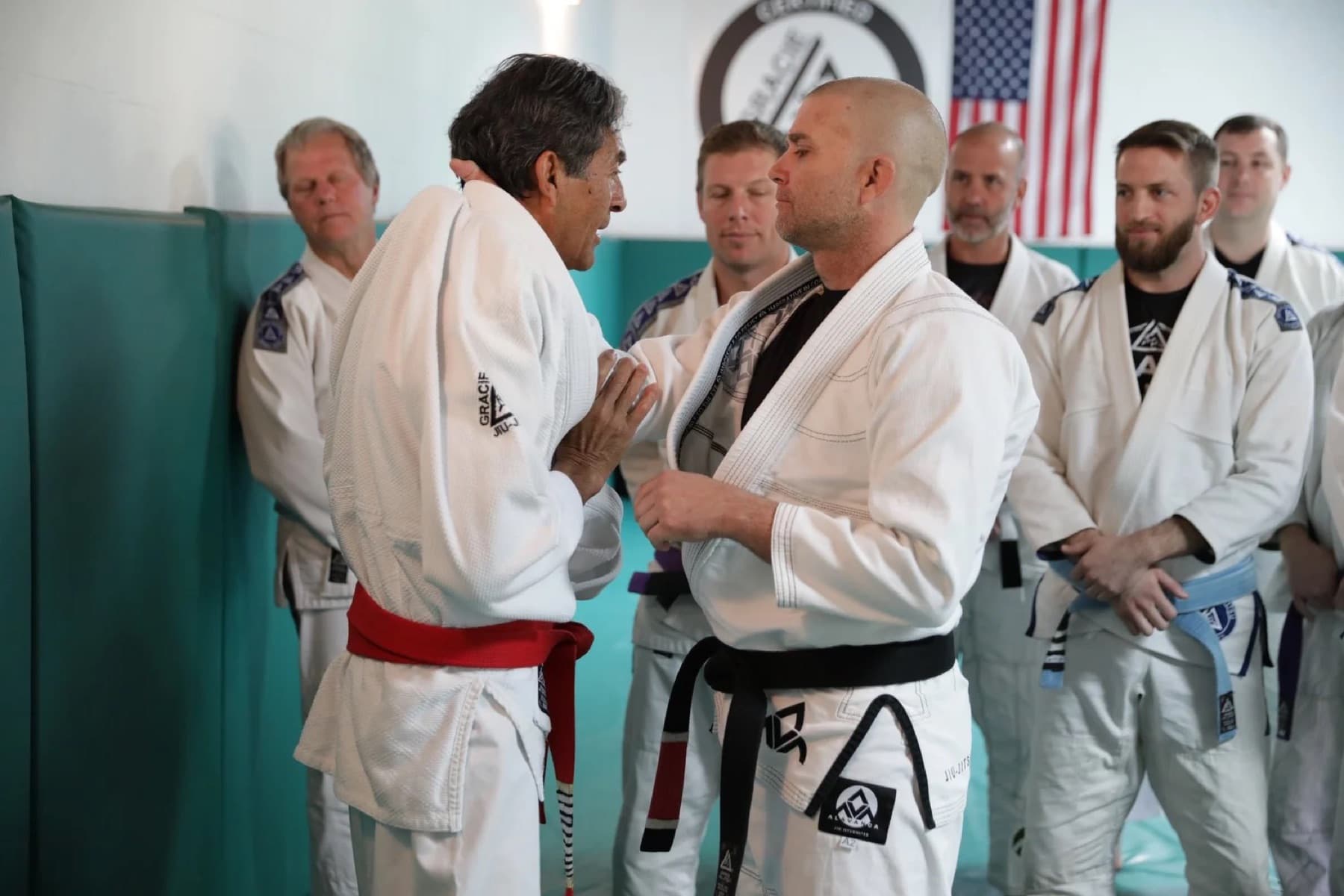 A black belt promotion at Gracie Jiu-Jitsu La Jolla